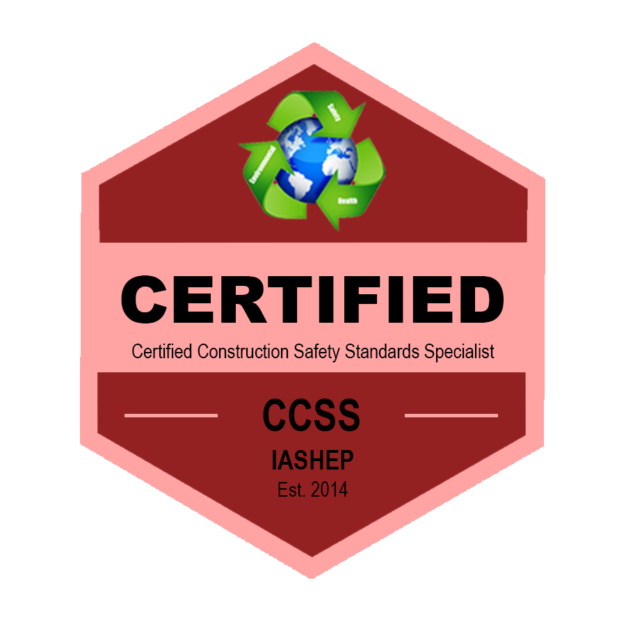 Certified Construction Safety Standards Specialist (CCSS) badge